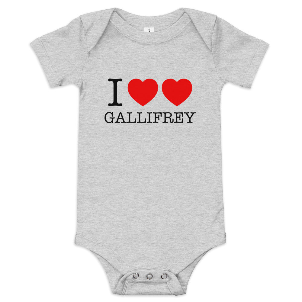I Heart Heart Gallifrey Kid's Onesie