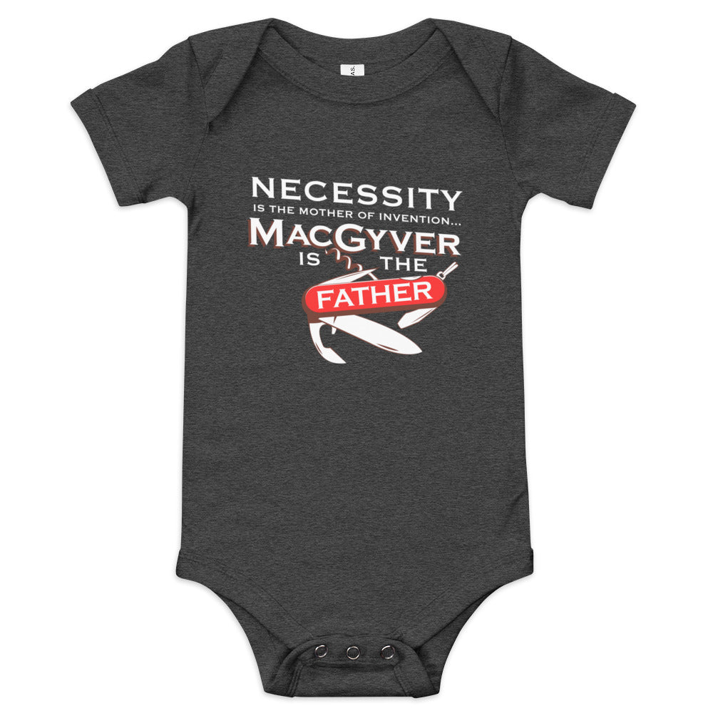 Necessity Is The Mother Kid's Onesie