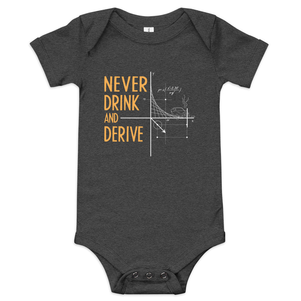 Never Drink and Derive Kid's Onesie