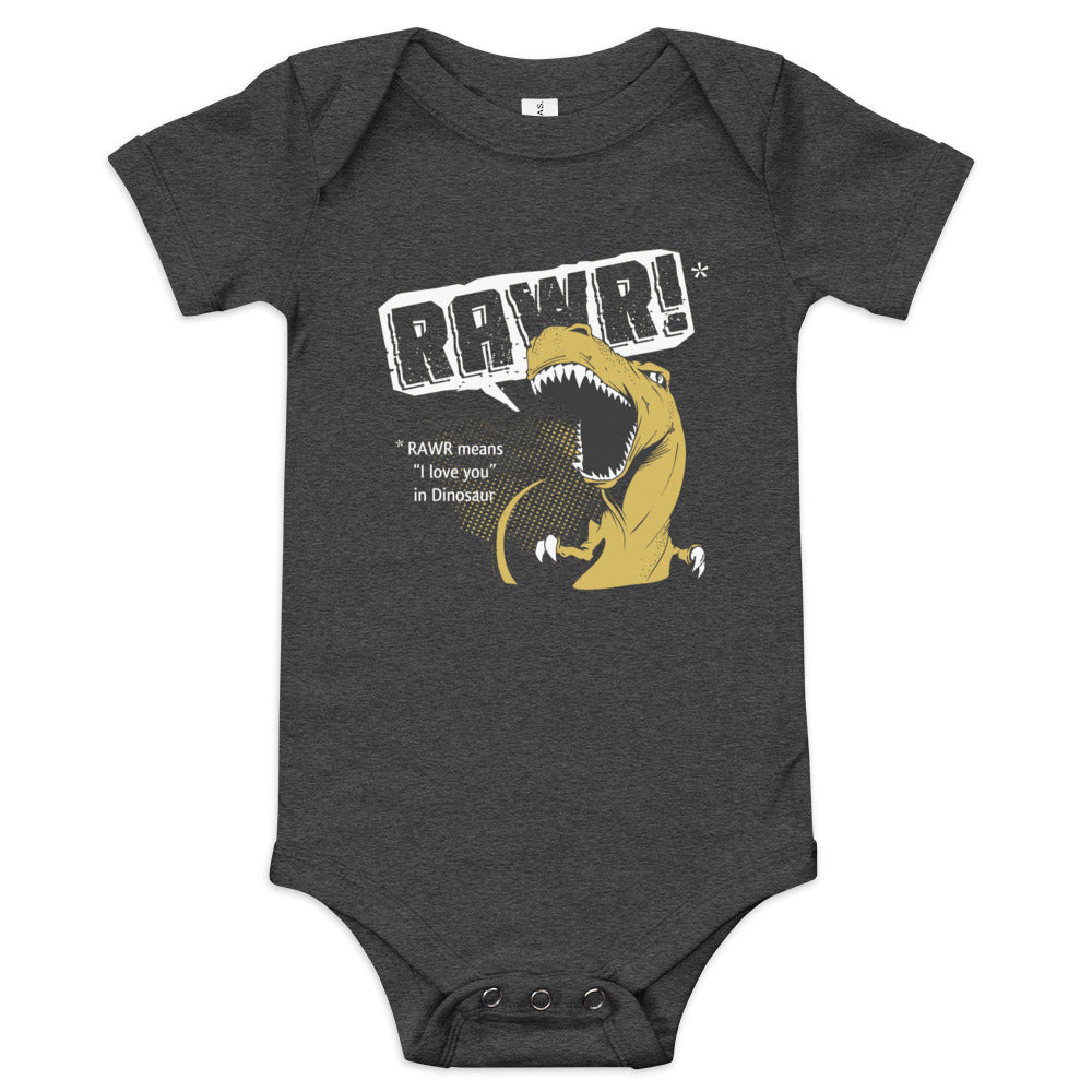 Rawr Means I Love You Kid's Onesie