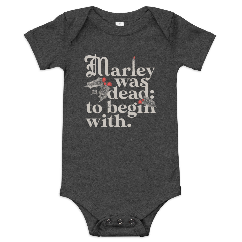 Marley Was Dead: To Begin With Kid's Onesie