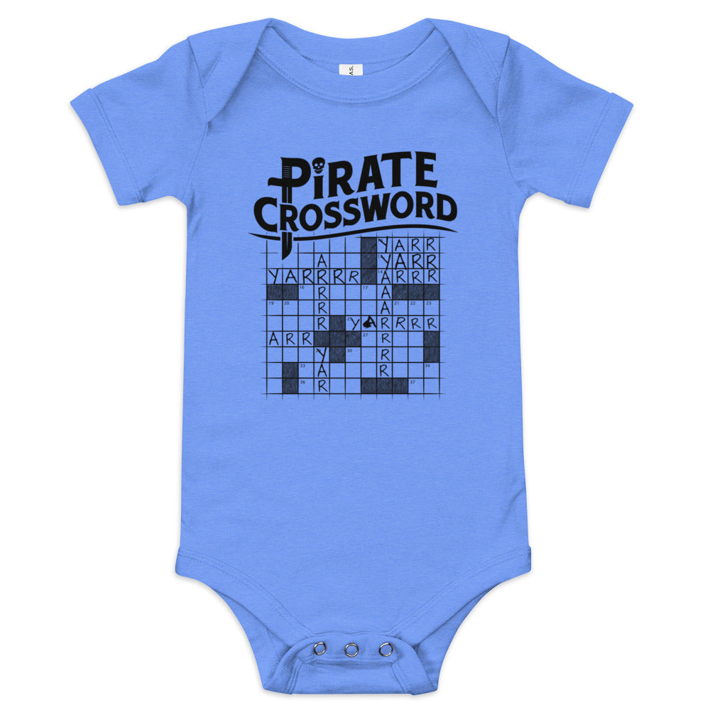 Pirate Crossword Kid's Onesie