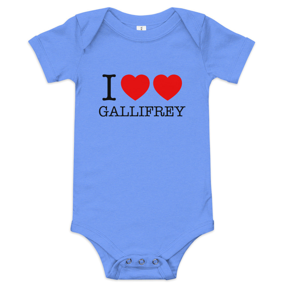 I Heart Heart Gallifrey Kid's Onesie