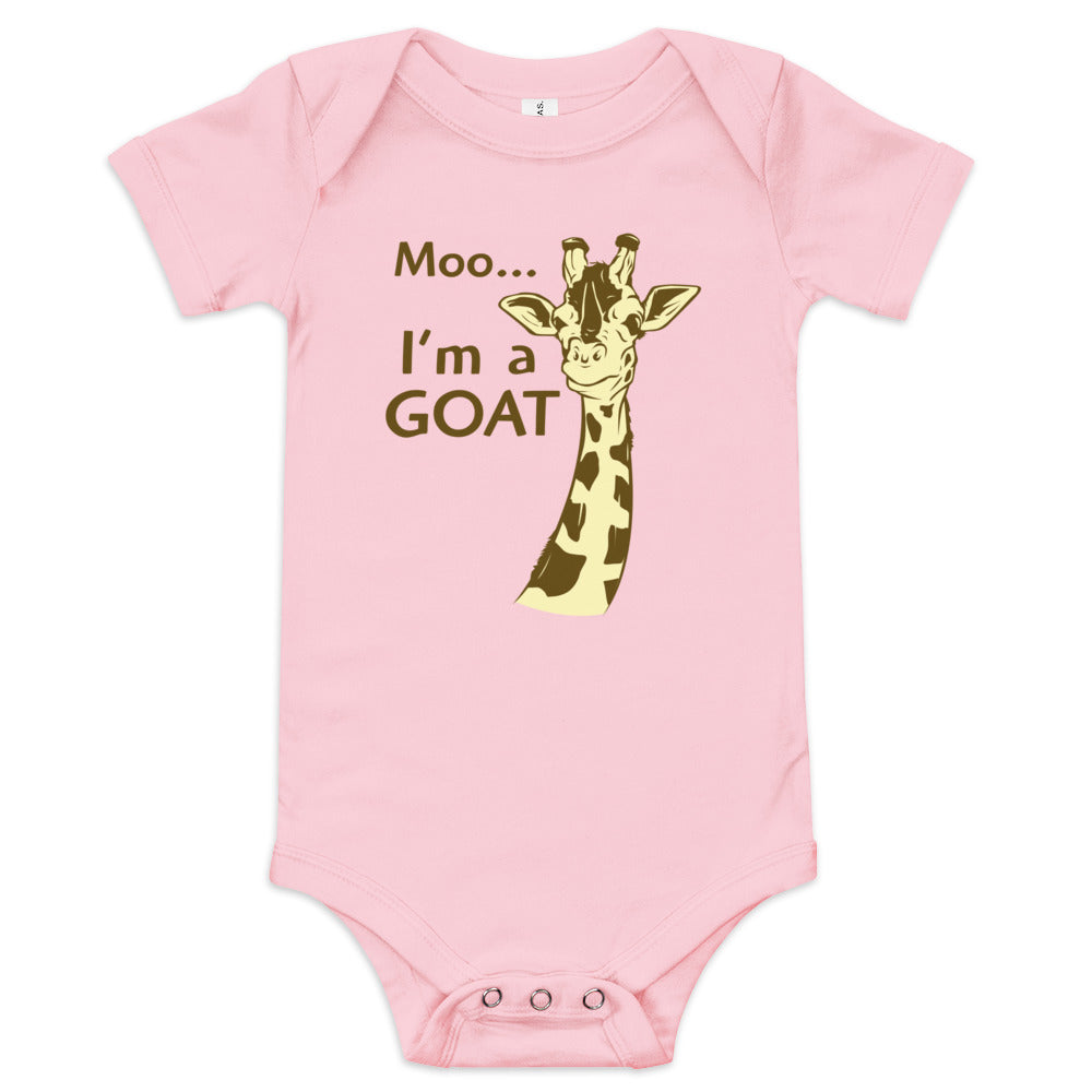 Moo, I'm A Goat Kid's Onesie