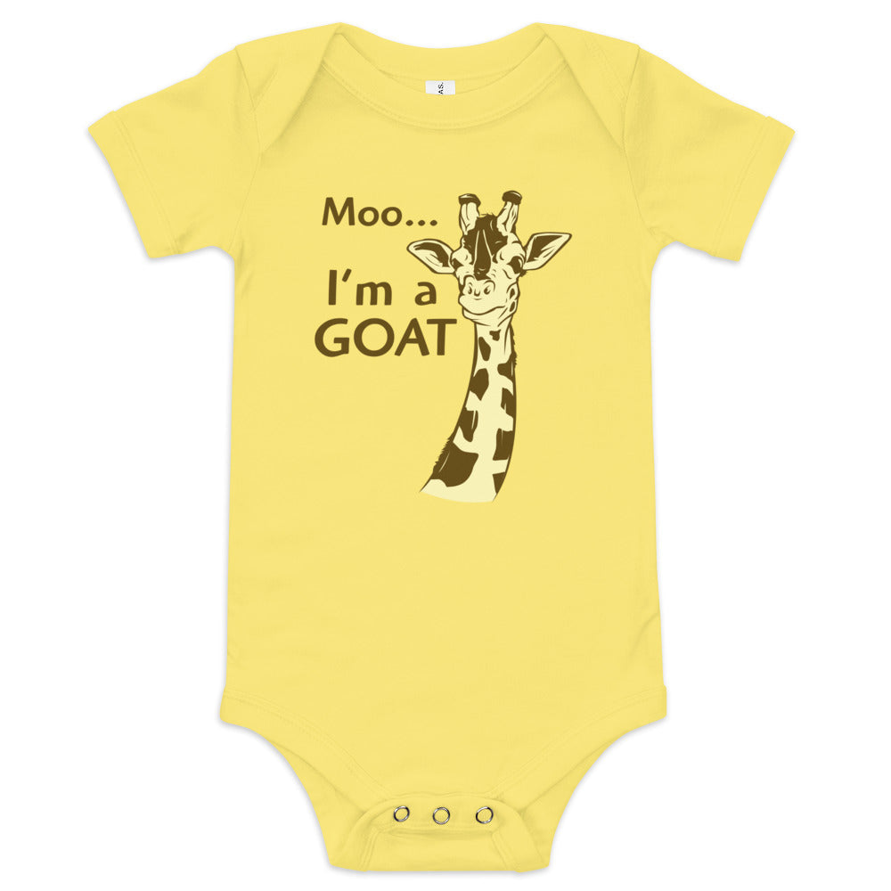 Moo, I'm A Goat Kid's Onesie