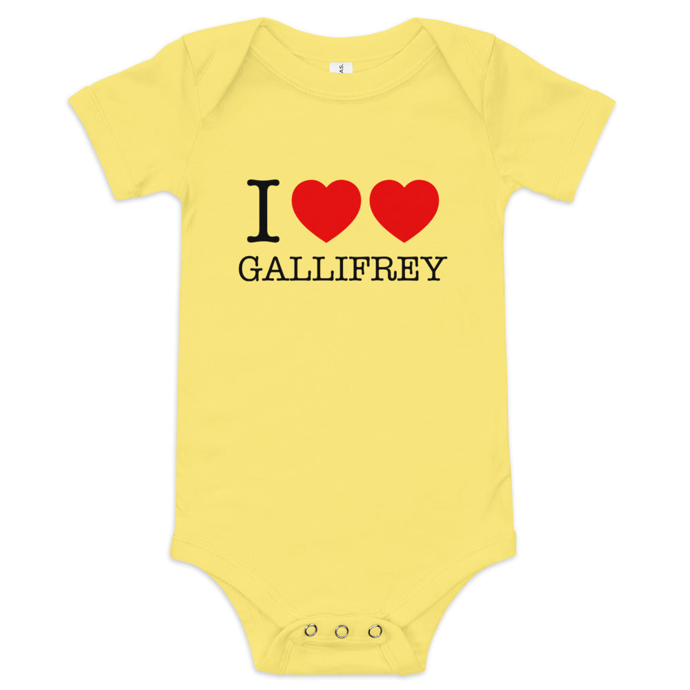 I Heart Heart Gallifrey Kid's Onesie