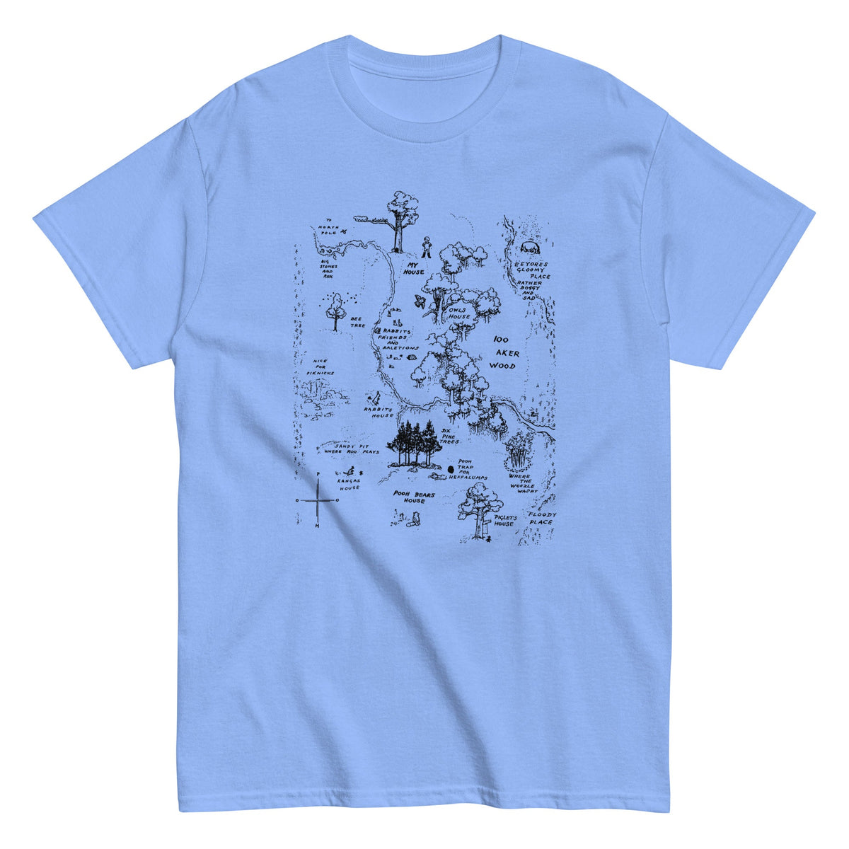 100 Acre Map Men's Classic Tee product image 2