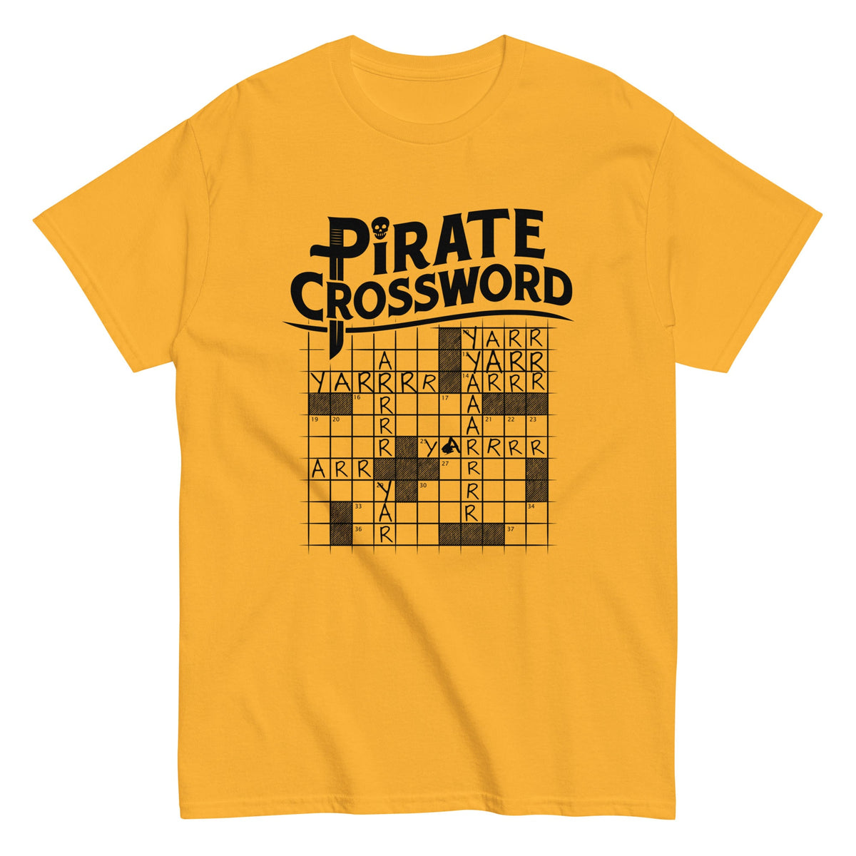 Pirate Crossword Men's Classic Tee product image 3