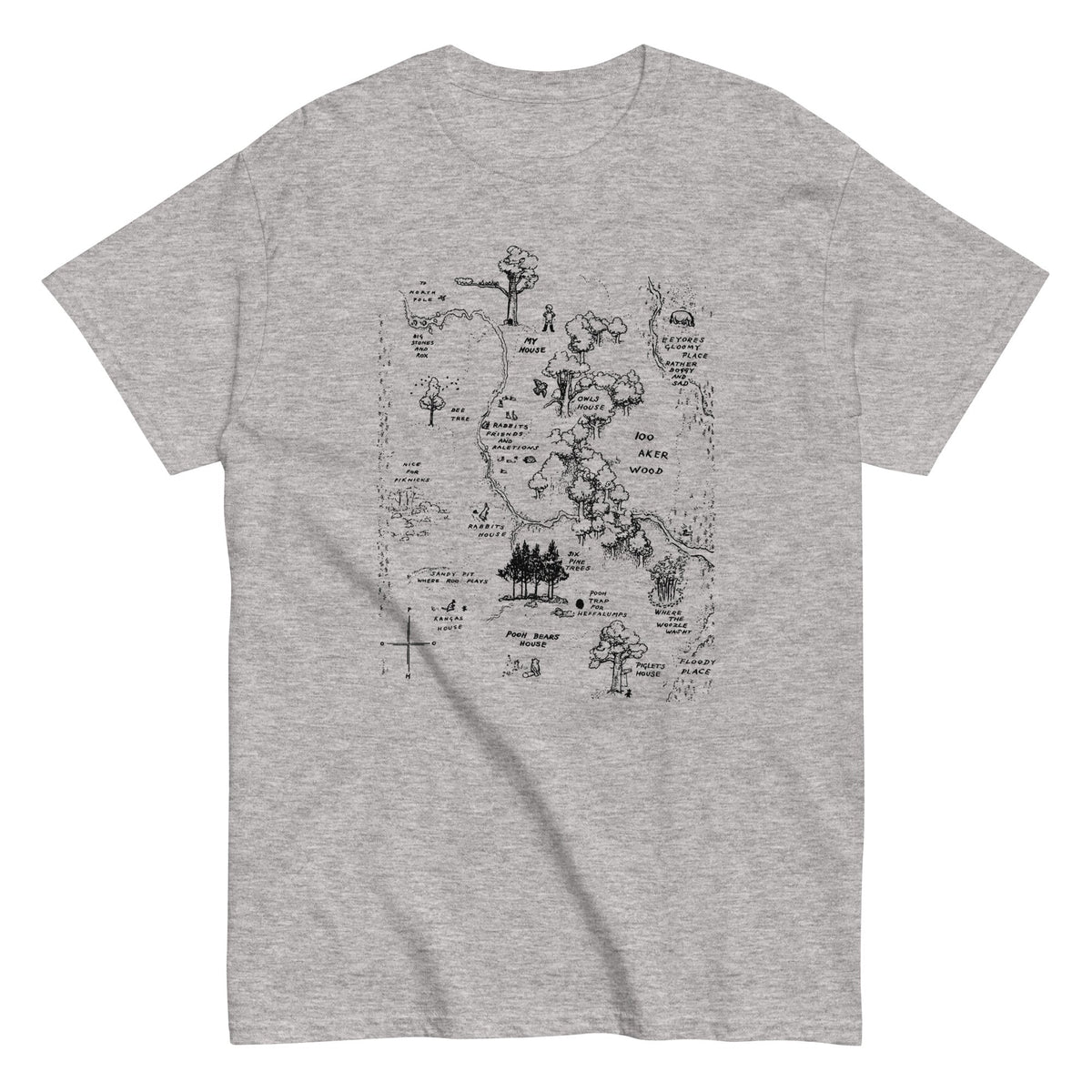 100 Acre Map Men's Classic Tee product image 3