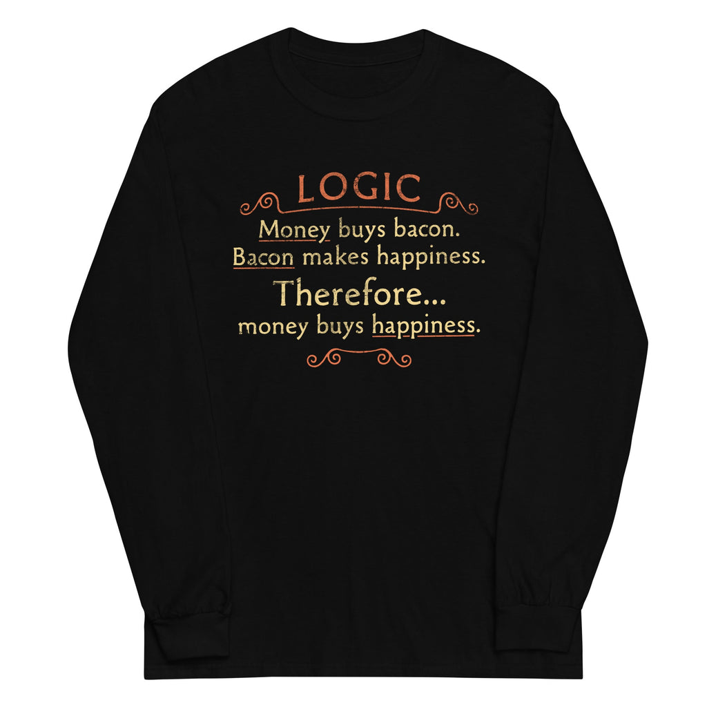 Money Buys Happiness Unisex Long Sleeve Tee product image 2