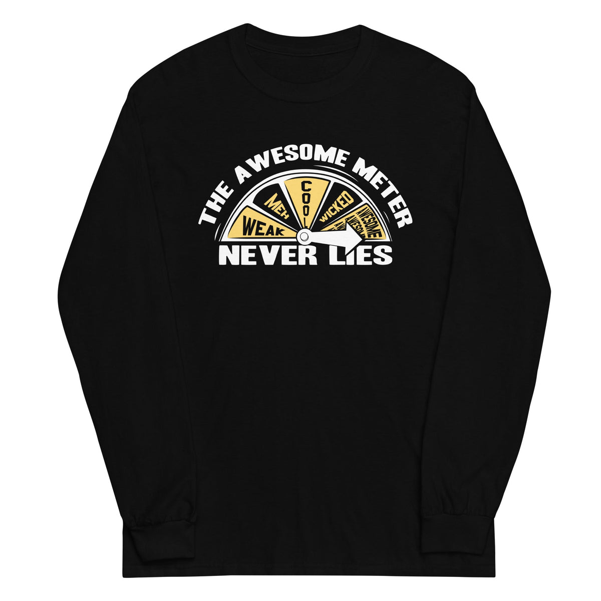 The Awesome Meter Unisex Long Sleeve Tee product image 2