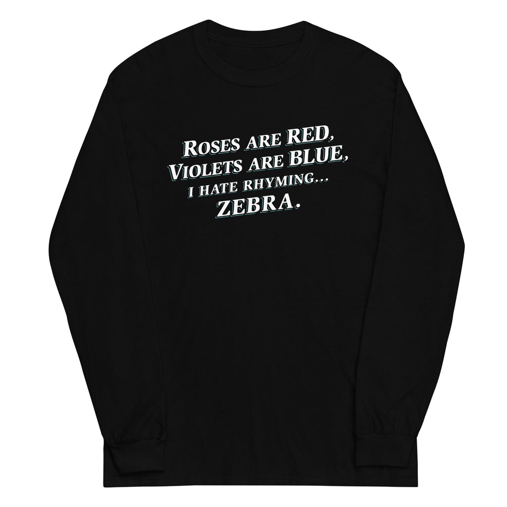 I Hate Rhyming Unisex Long Sleeve Tee product image 2