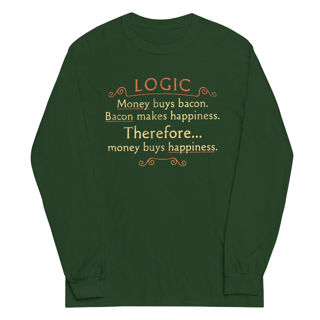 Money Buys Happiness Unisex Long Sleeve Tee product image 3