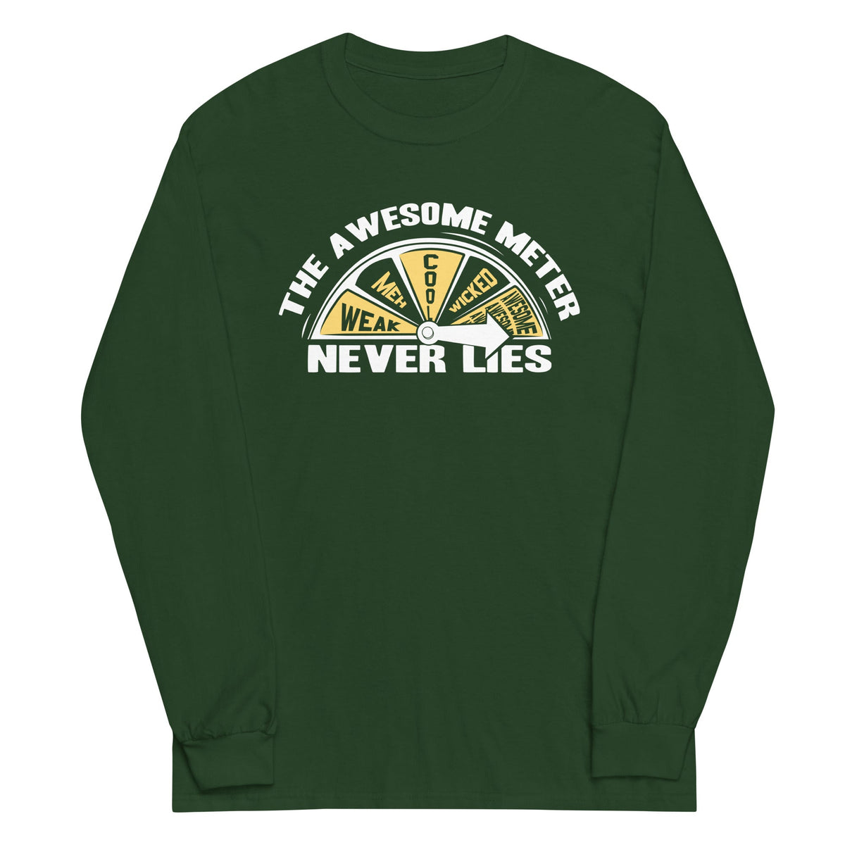 The Awesome Meter Unisex Long Sleeve Tee product image 4