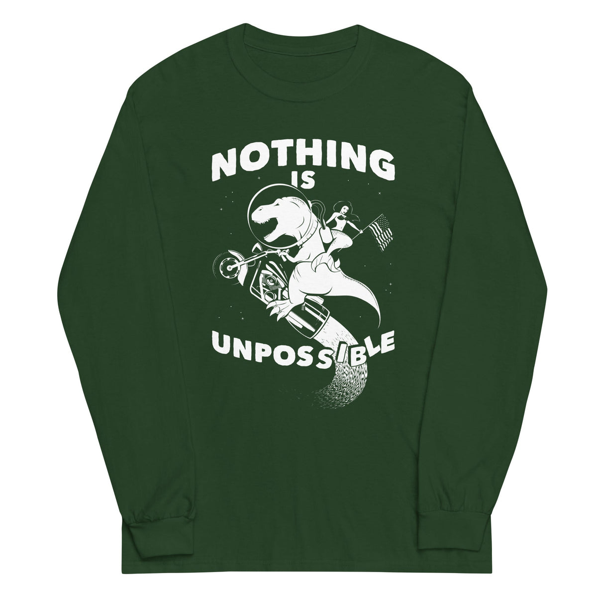 Nothing Is Unpossible Unisex Long Sleeve Tee product image 4