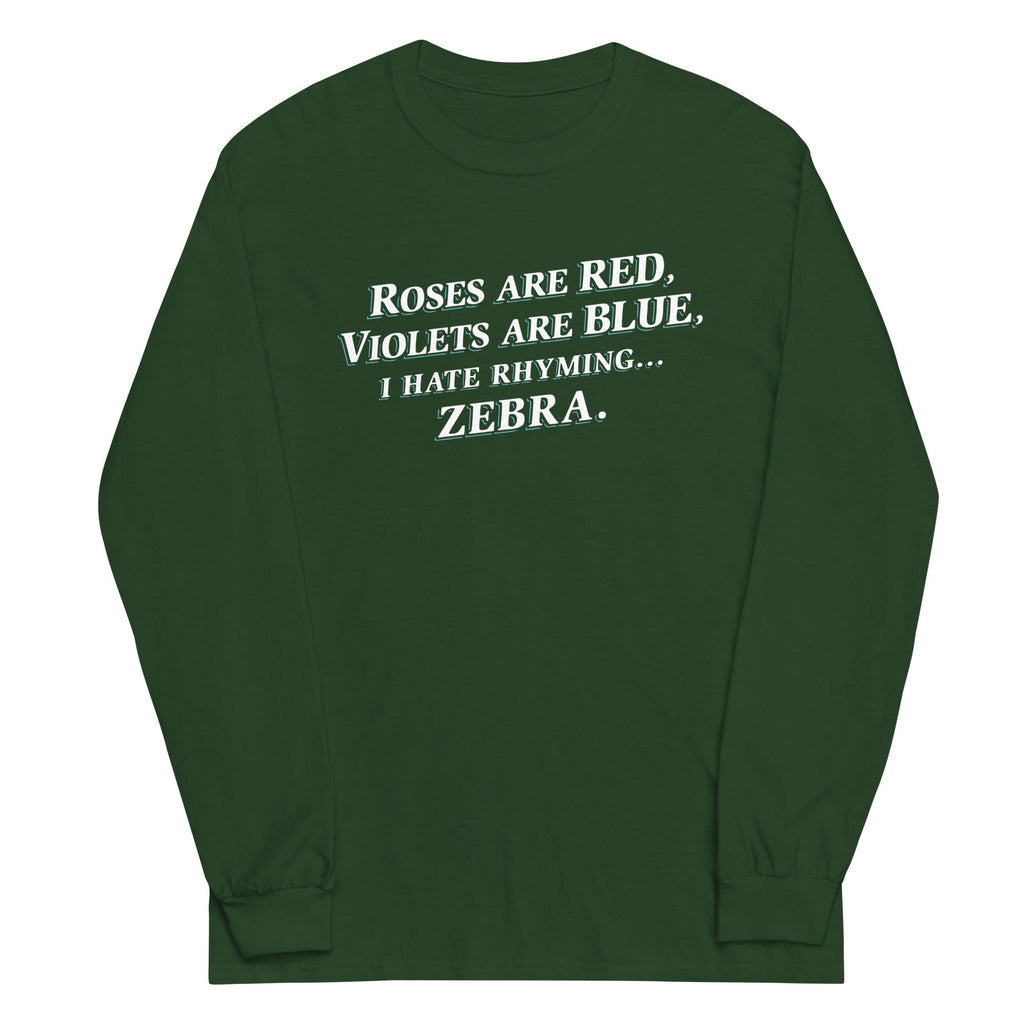 I Hate Rhyming Unisex Long Sleeve Tee product image 4