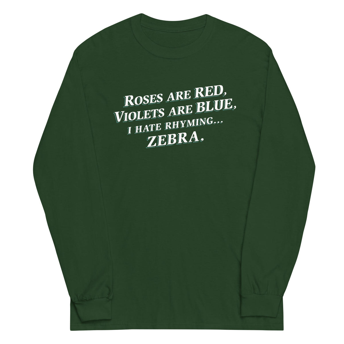 I Hate Rhyming Unisex Long Sleeve Tee product image 4