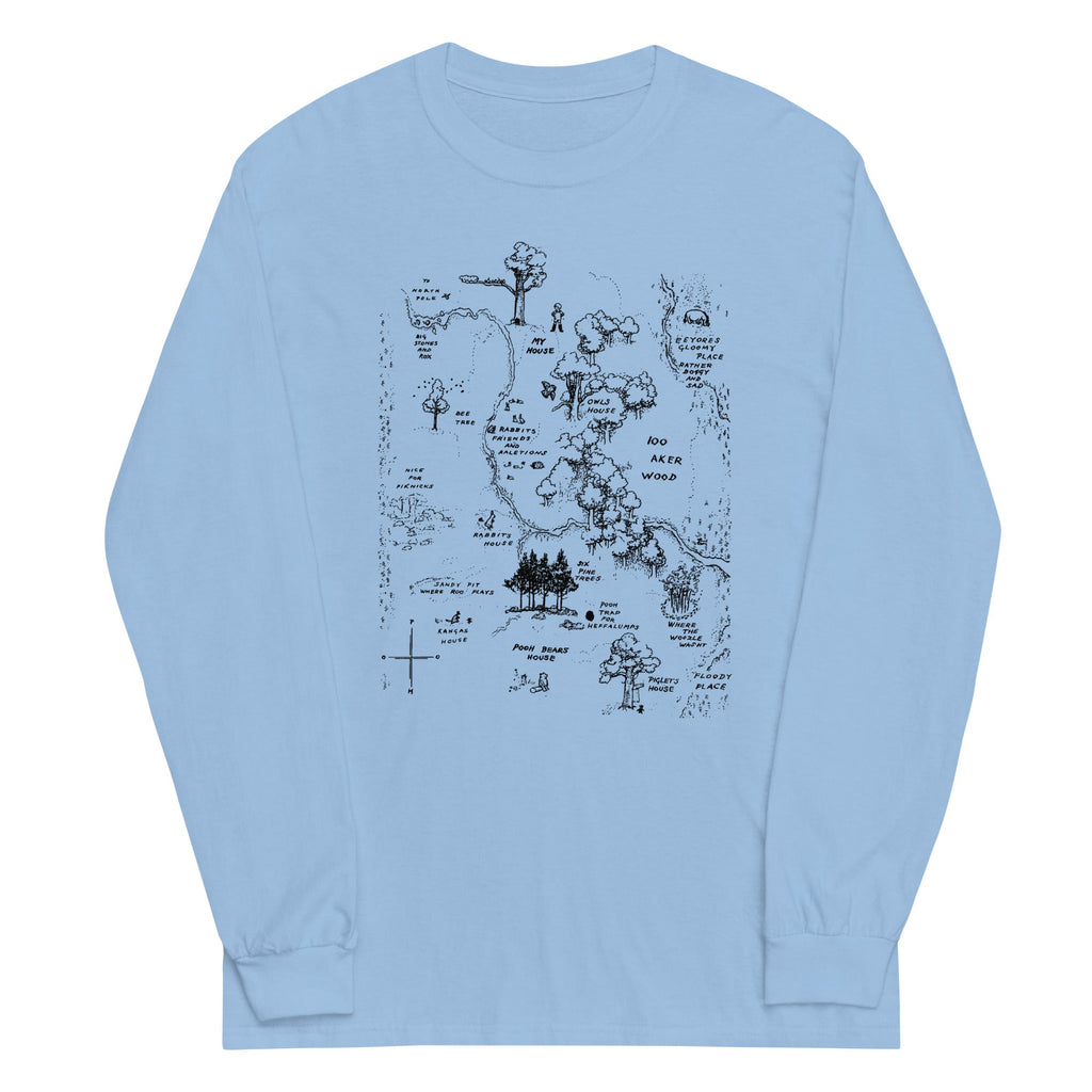 100 Acre Map Unisex Long Sleeve Tee product image 2