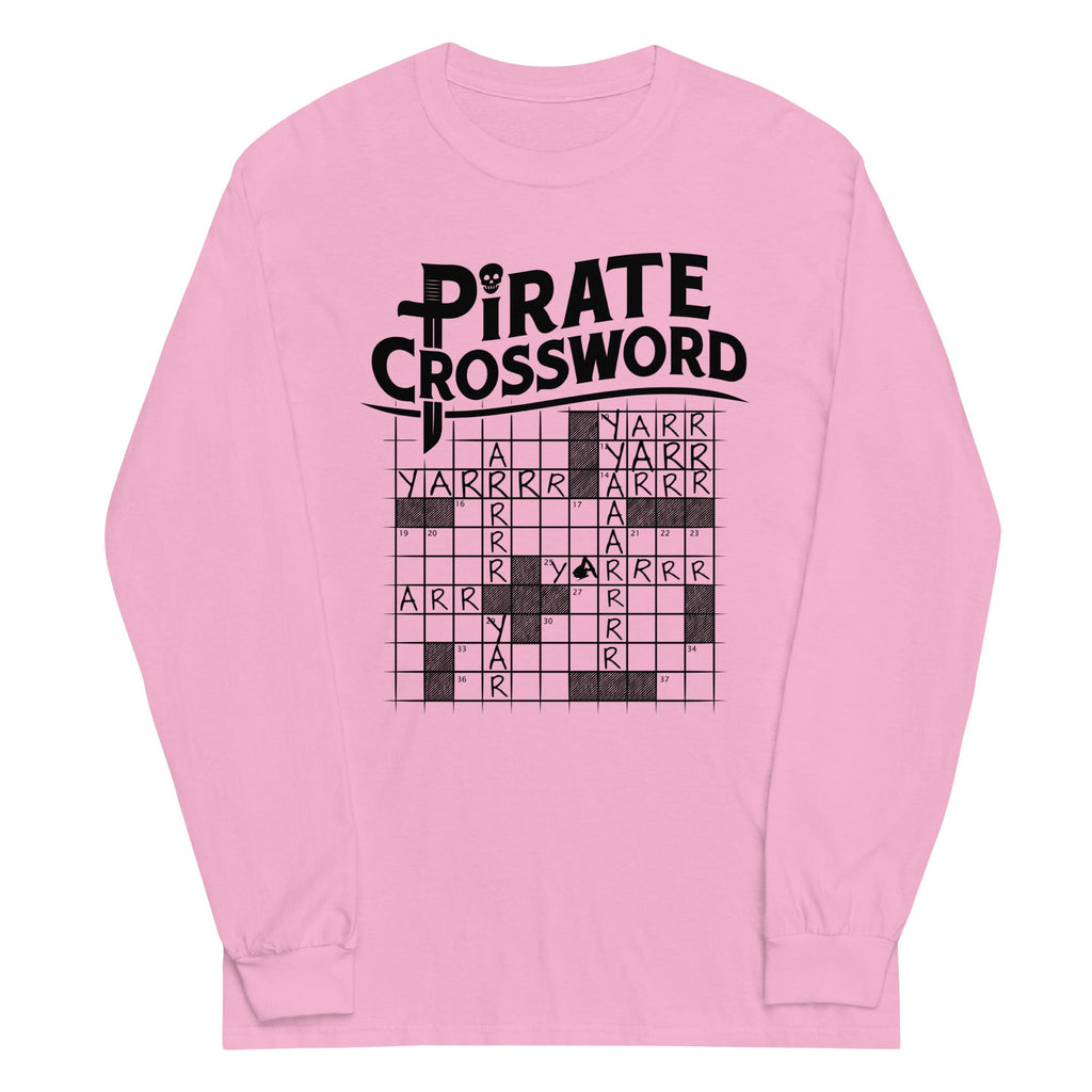 Pirate Crossword Unisex Long Sleeve Tee product image 4