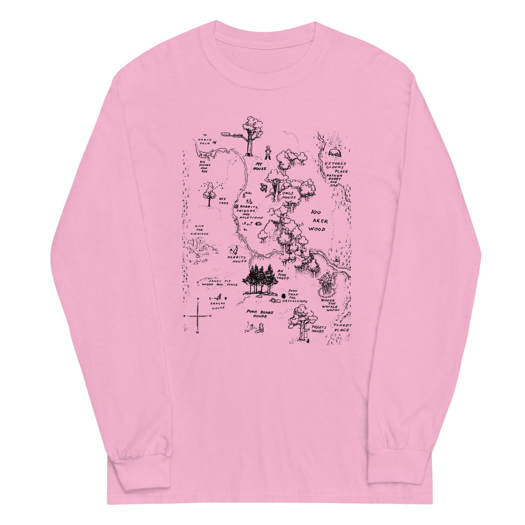 100 Acre Map Unisex Long Sleeve Tee product image 4