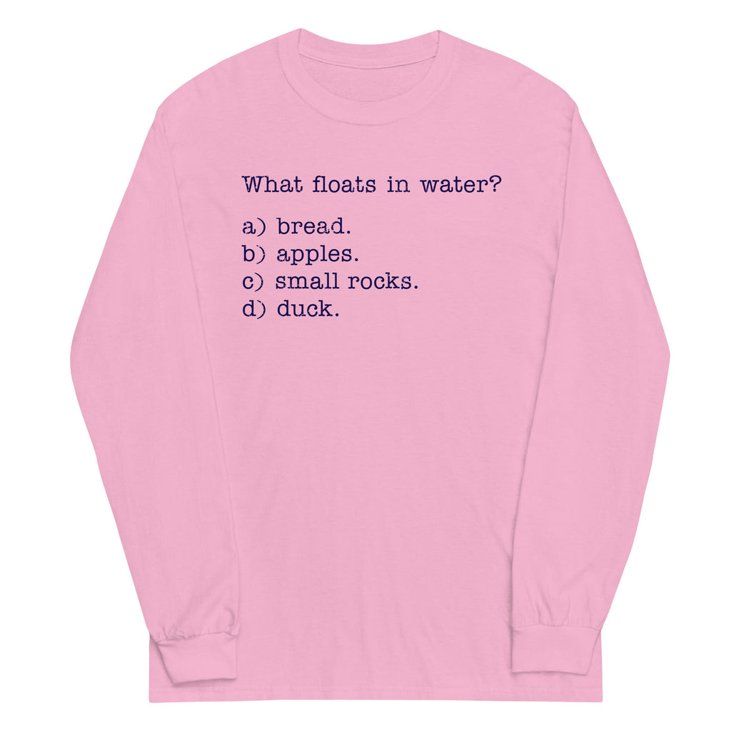 What Floats In Water? Unisex Long Sleeve Tee product image 4