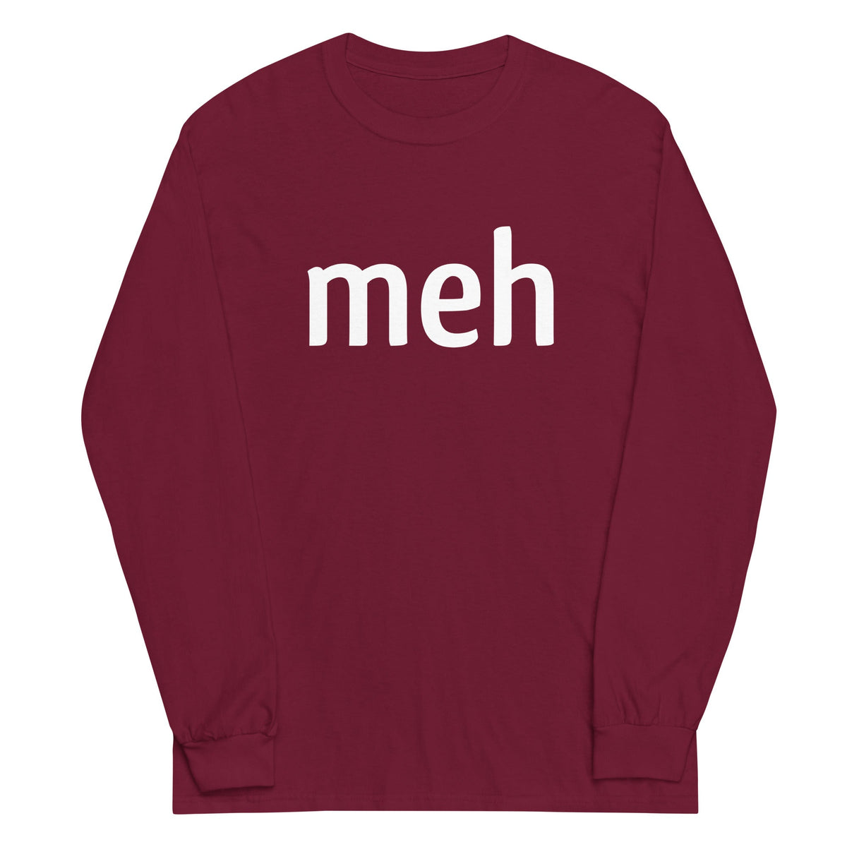 Meh Shirt Unisex Long Sleeve Tee product image 3