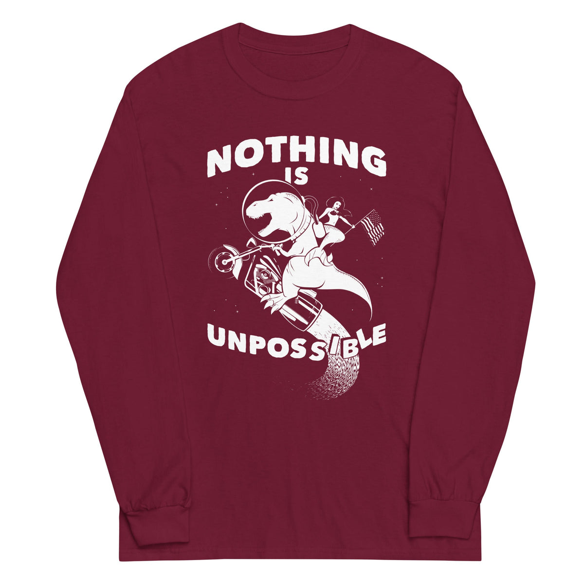 Nothing Is Unpossible Unisex Long Sleeve Tee product image 3