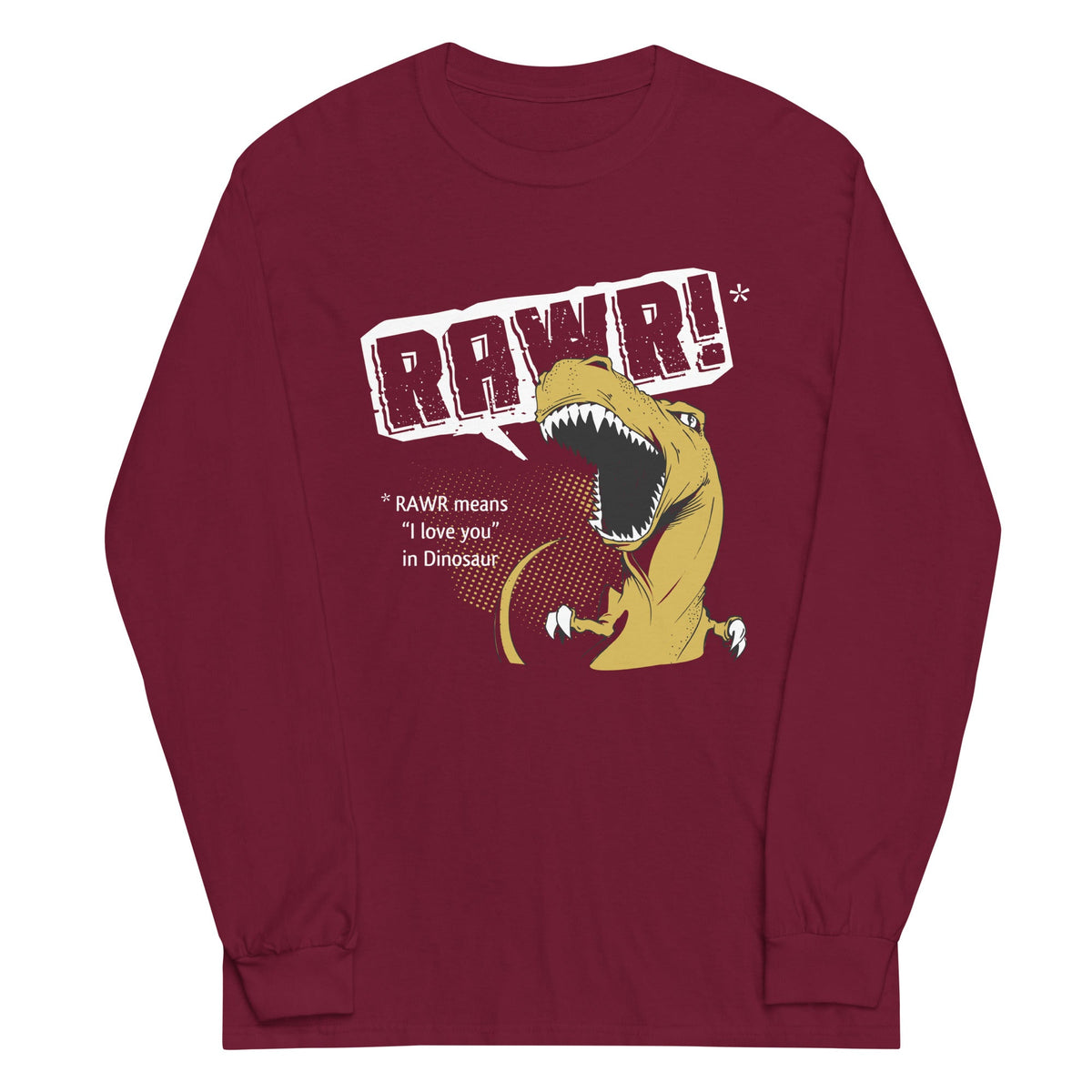 Rawr Means I Love You Unisex Long Sleeve Tee product image 3