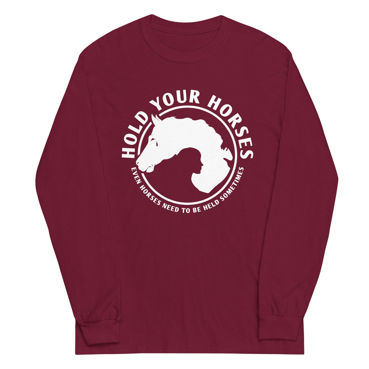 Hold Your Horses Unisex Long Sleeve Tee product image 4