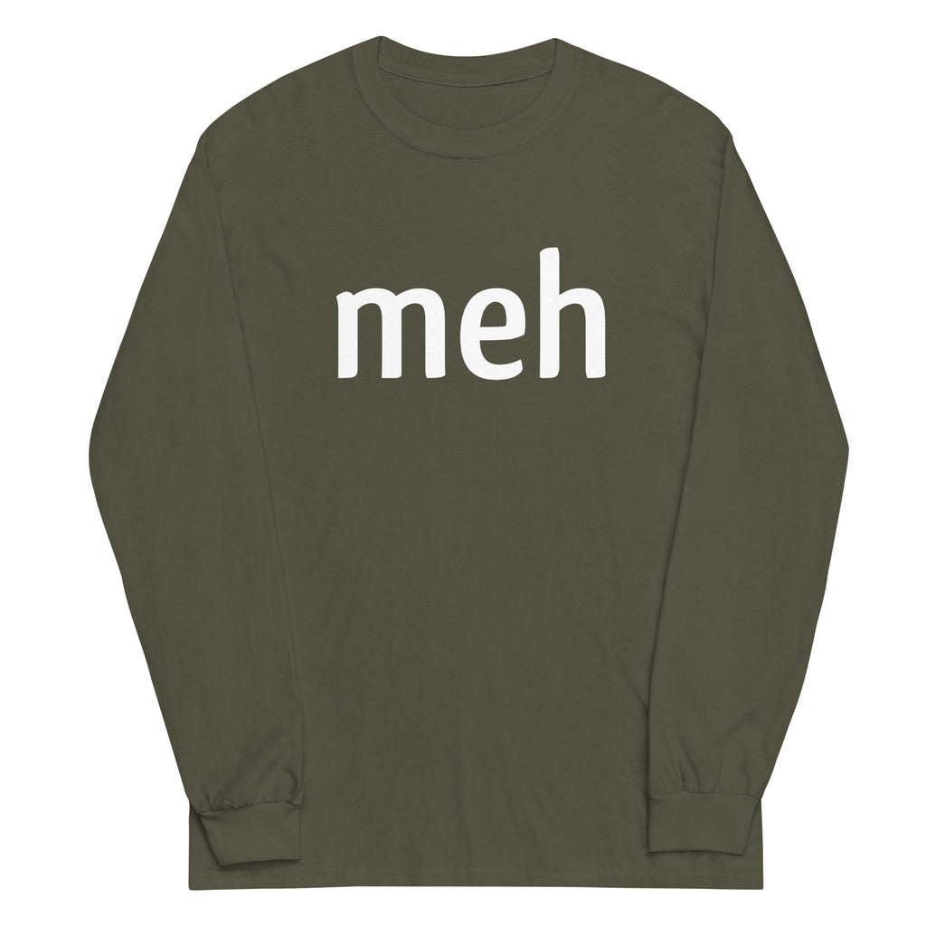 Meh Shirt Unisex Long Sleeve Tee product image 7