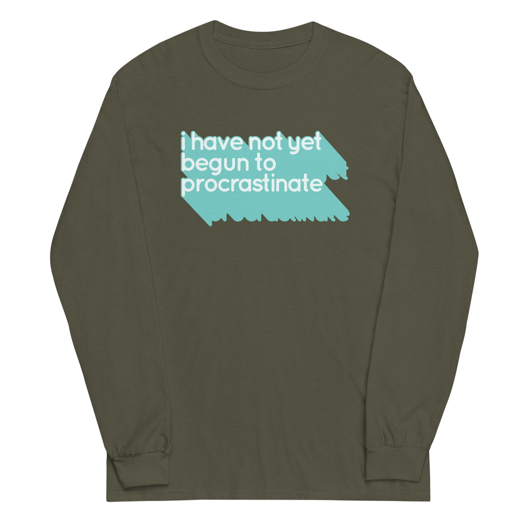 Not Begun To Procrastinate Unisex Long Sleeve Tee product image 5