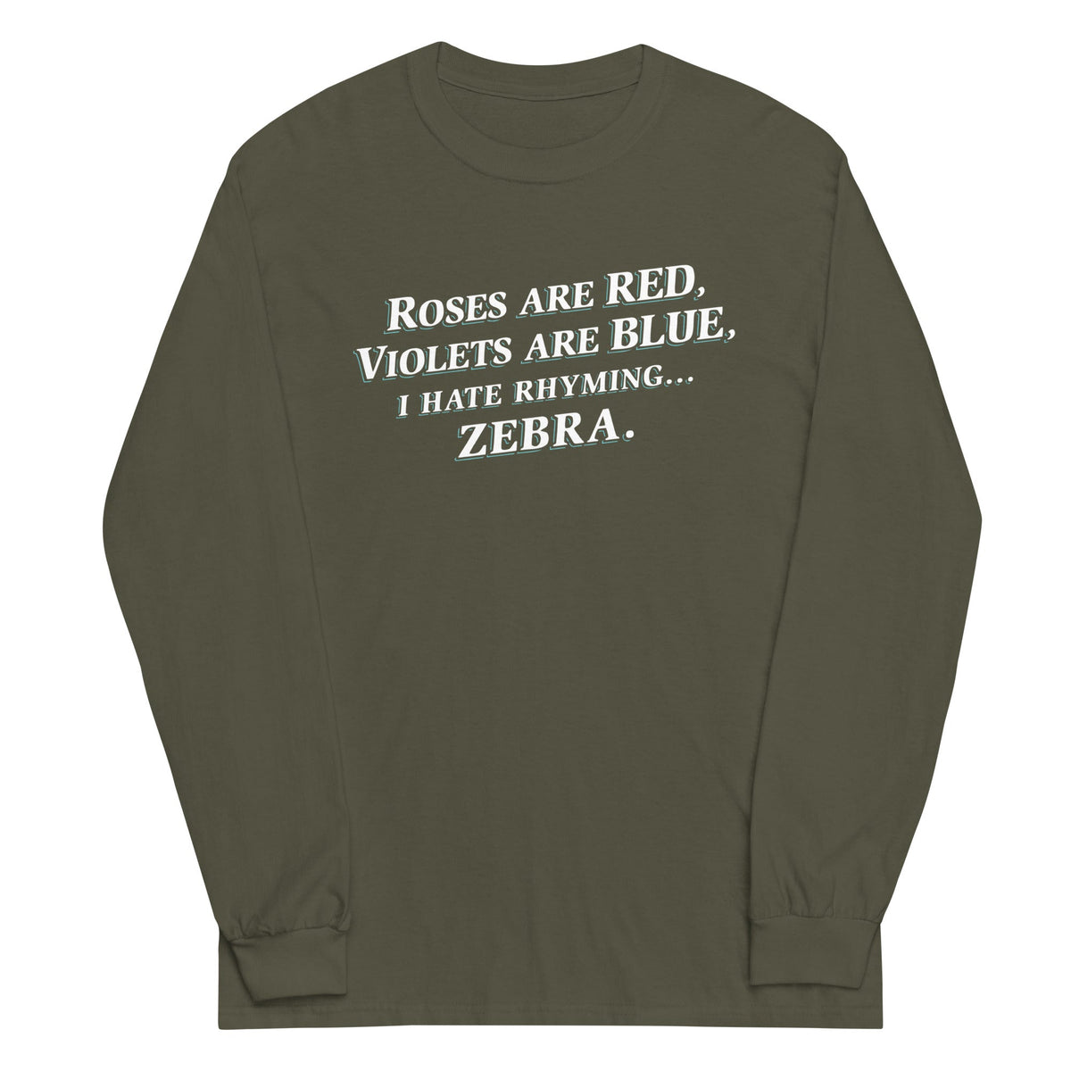 I Hate Rhyming Unisex Long Sleeve Tee product image 7