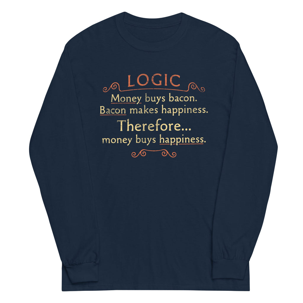 Money Buys Happiness Unisex Long Sleeve Tee product image 1