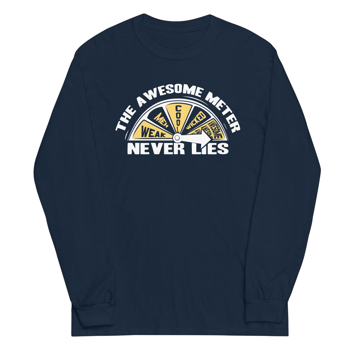 The Awesome Meter Unisex Long Sleeve Tee product image 3