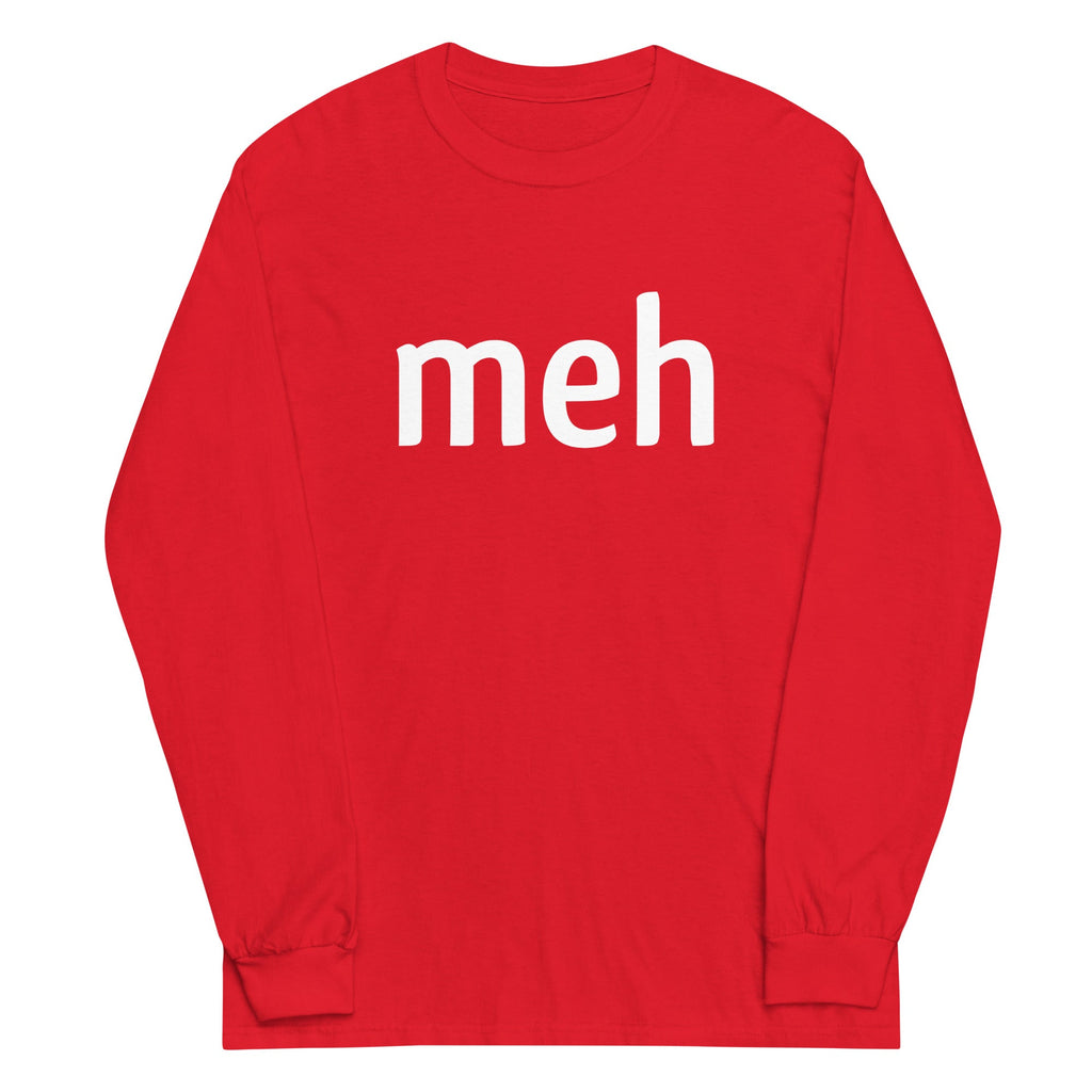 Meh Shirt Unisex Long Sleeve Tee product image 5
