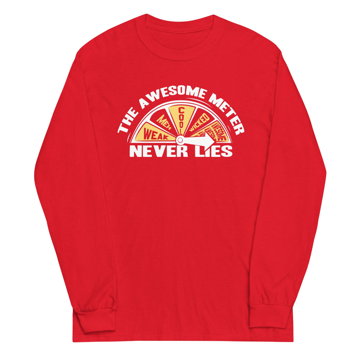 The Awesome Meter Unisex Long Sleeve Tee product image 1