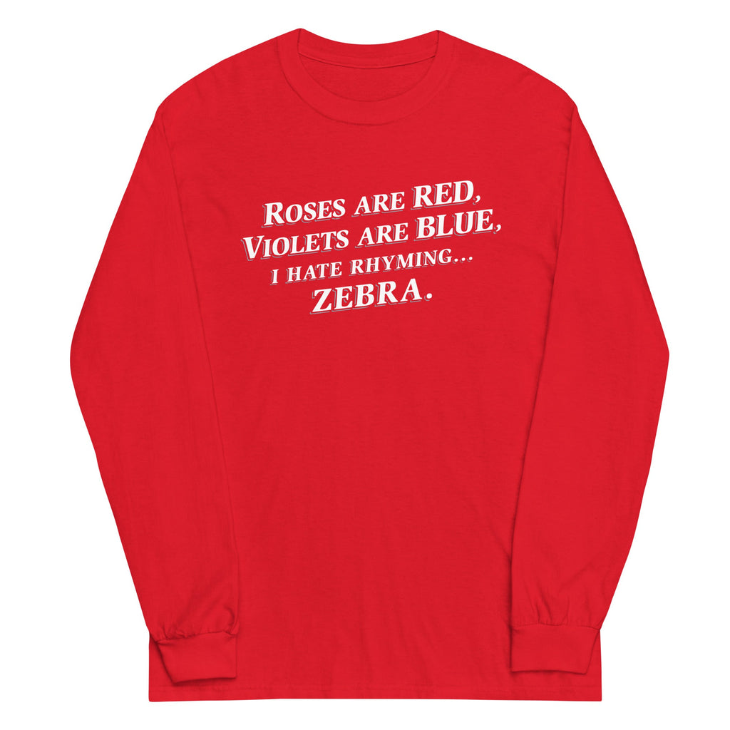 I Hate Rhyming Unisex Long Sleeve Tee product image 5