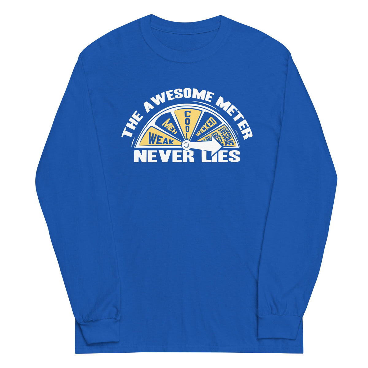 The Awesome Meter Unisex Long Sleeve Tee product image 5