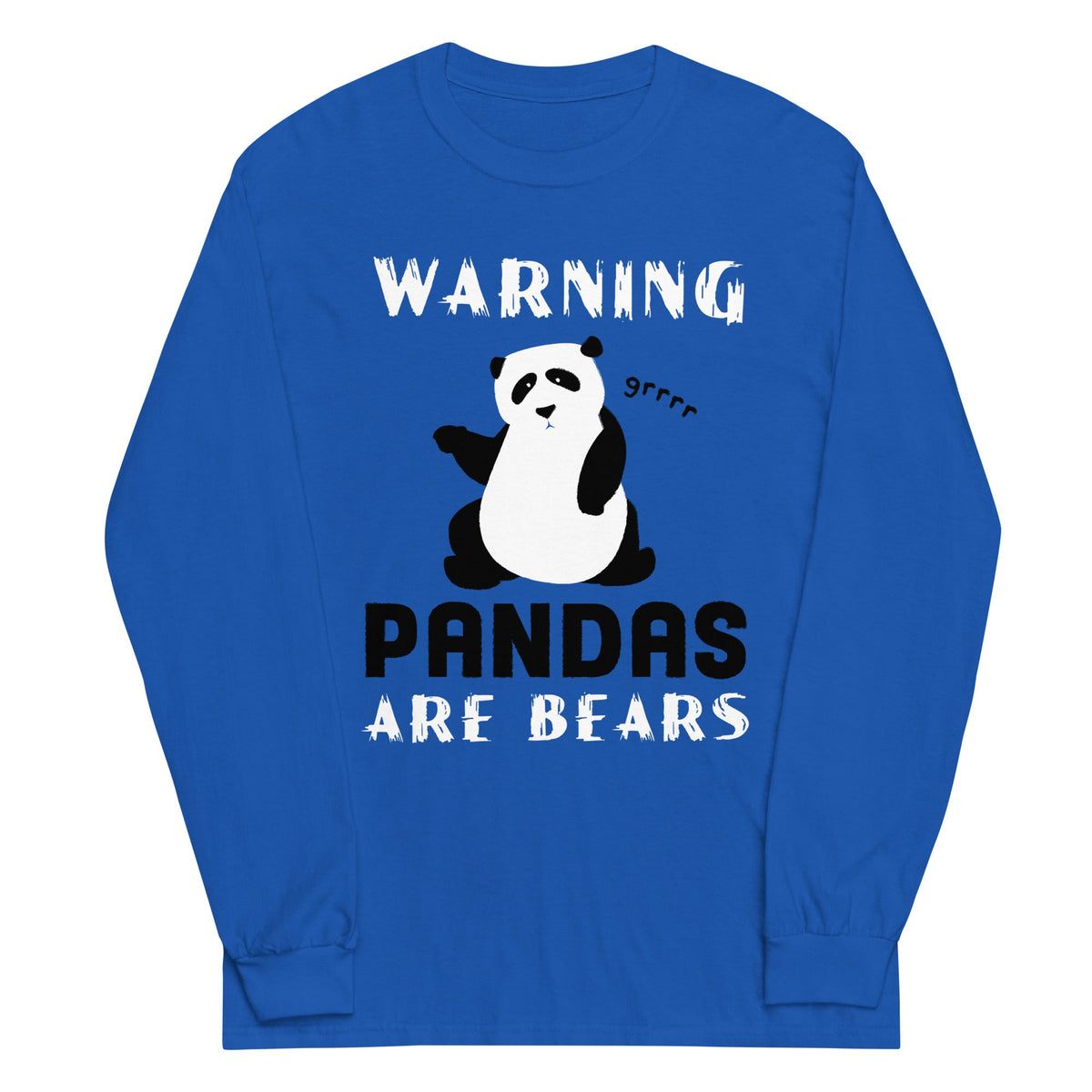 Warning, Pandas Are Bears Unisex Long Sleeve Tee product image 1