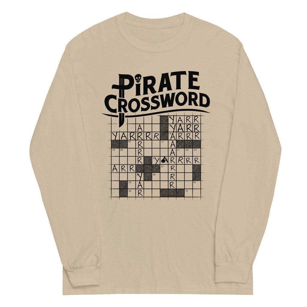Pirate Crossword Unisex Long Sleeve Tee product image 3