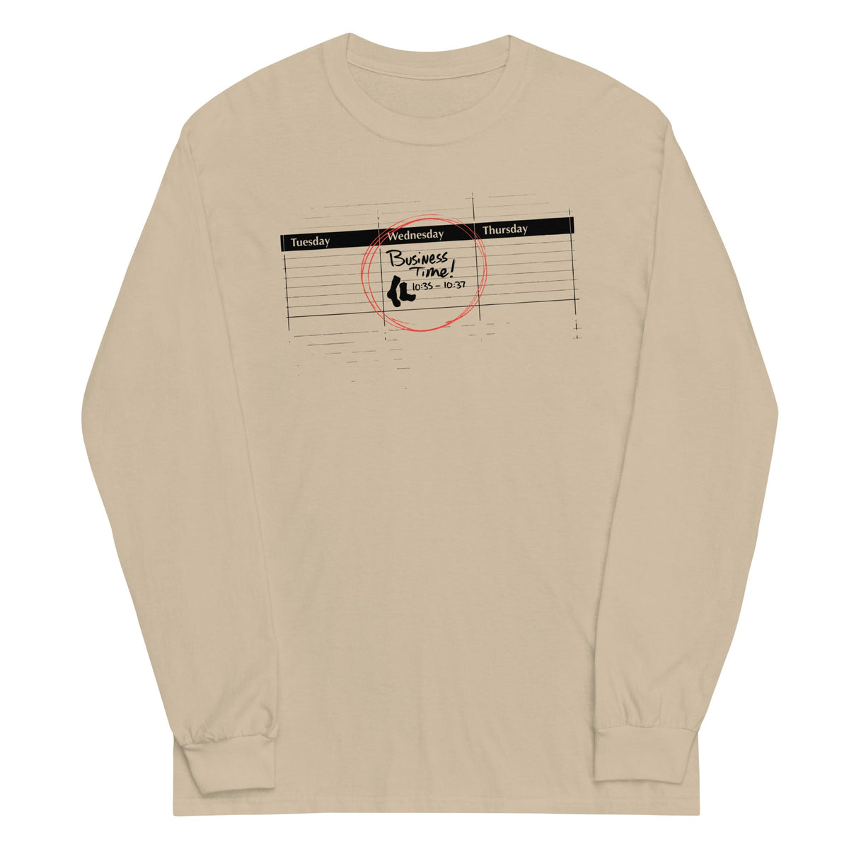 It's Business Time Unisex Long Sleeve Tee product image 4