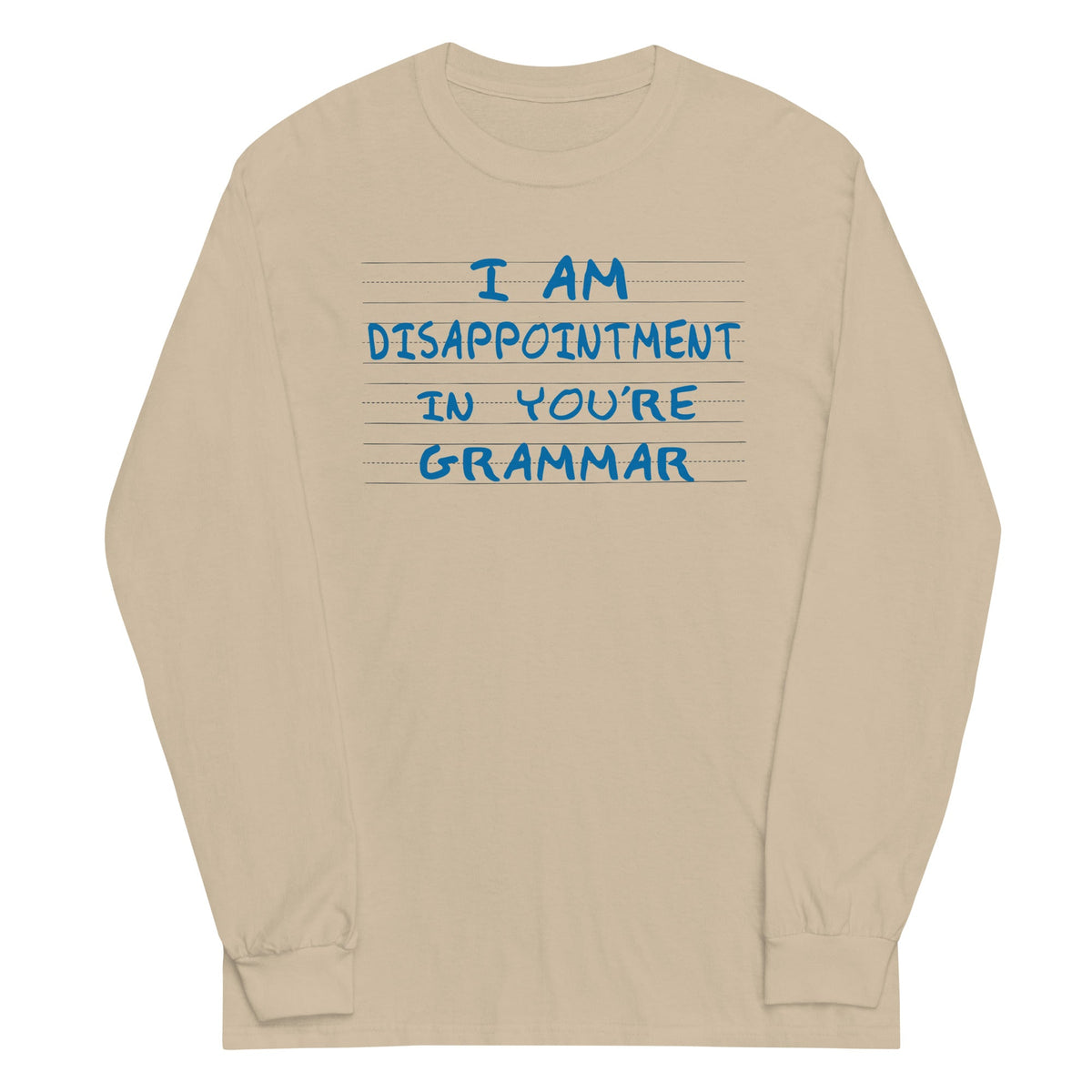 I Am Disappointment Unisex Long Sleeve Tee product image 3