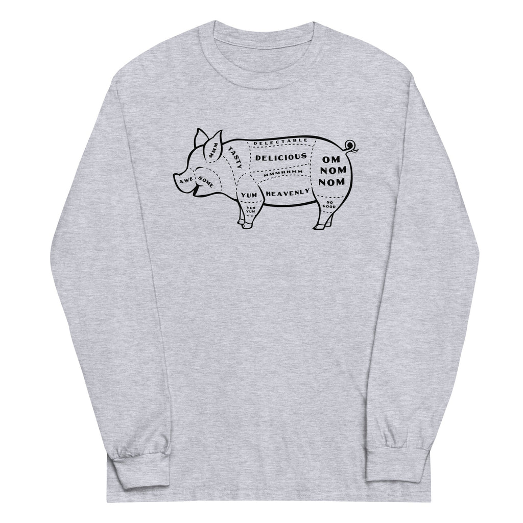 Tasty Pig Cuts Unisex Long Sleeve Tee product image 1