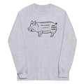 Tasty Pig Cuts Unisex Long Sleeve Tee product image 1