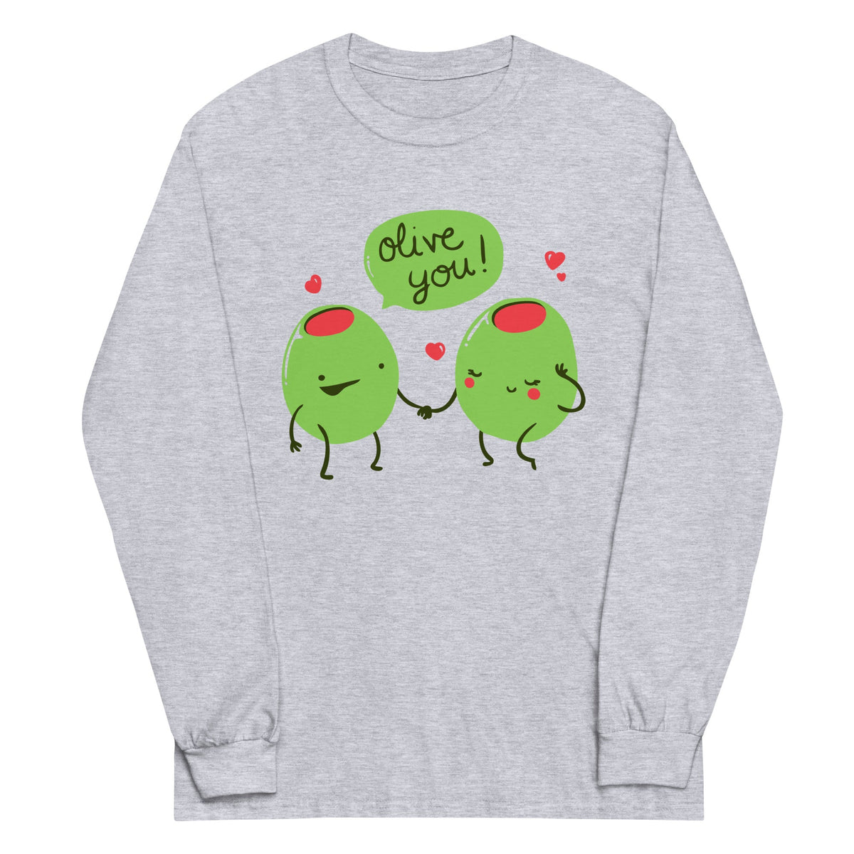 Olive You Unisex Long Sleeve Tee product image 3
