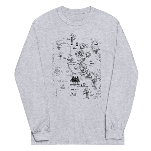 100 Acre Map Unisex Long Sleeve Tee product image 1