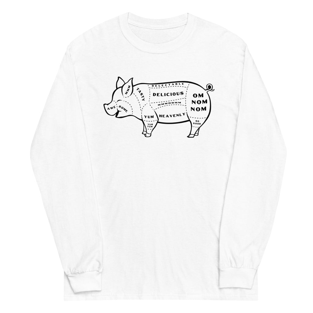 Tasty Pig Cuts Unisex Long Sleeve Tee product image 5