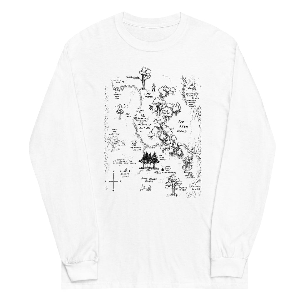 100 Acre Map Unisex Long Sleeve Tee product image 5