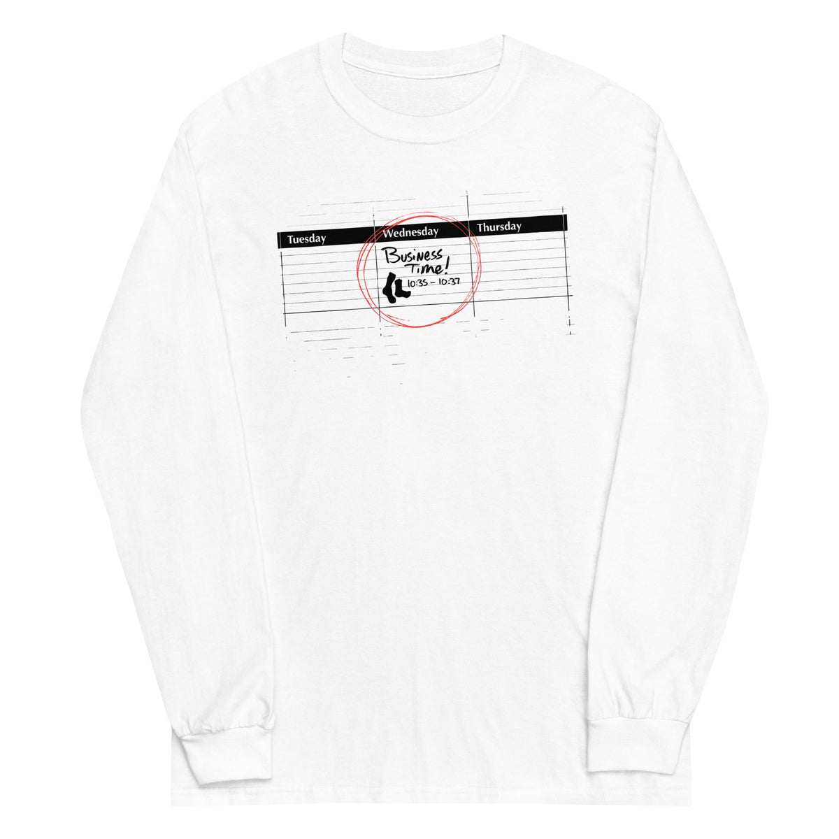 It's Business Time Unisex Long Sleeve Tee product image 1