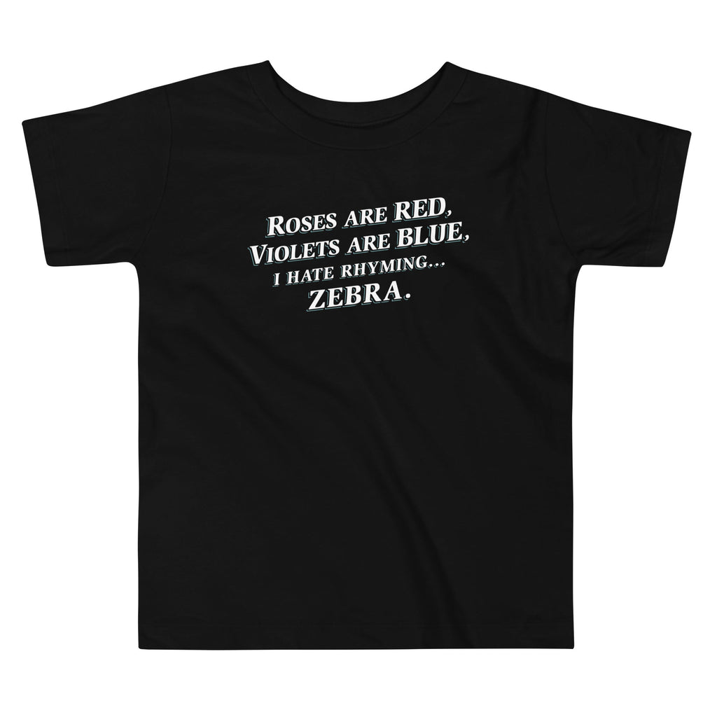 I Hate Rhyming Kid's Toddler Tee product image 1